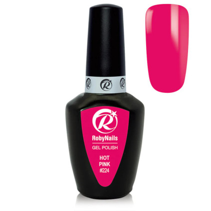 RobyNails Gel Polish Hot Pink 224