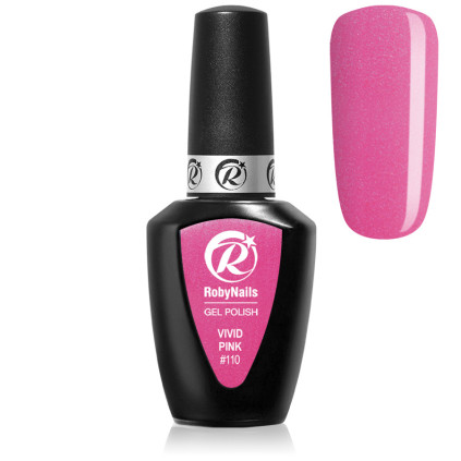 RobyNails Gel Polish Vivid Pink 110