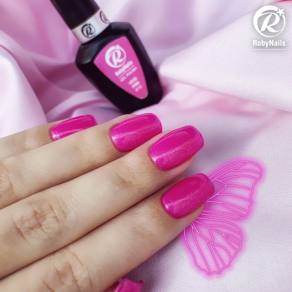 RobyNails Gel Polish Vivid Pink 110