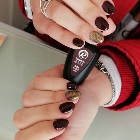 RobyNails Gel Polish Dark Rouge 106