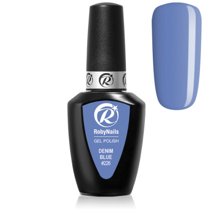 RobyNails Gel Polish Denim Blue 226