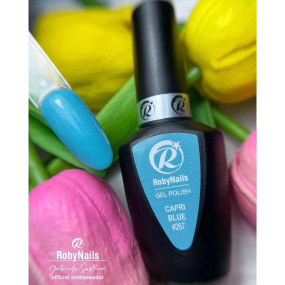 RobyNails Gel Polish Capri Blue 287