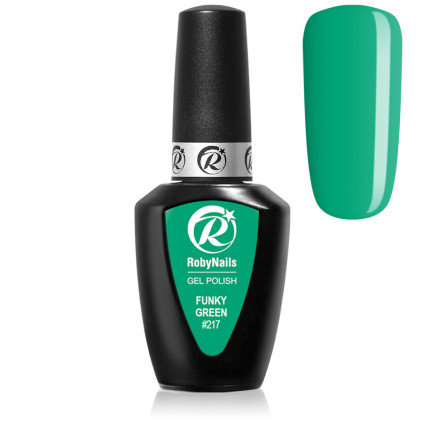 RobyNails Gel Polish Funky Green 217