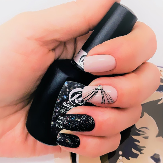 RobyNails Gel Polish Party Night 134