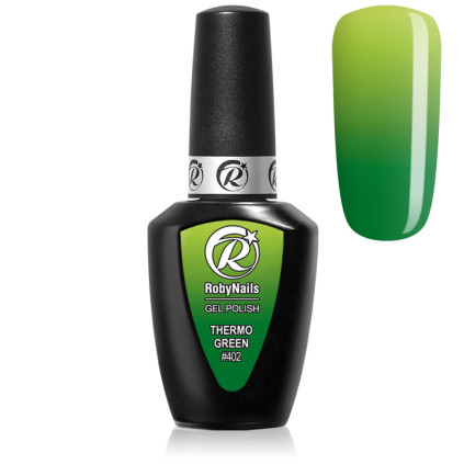 RobyNails Gel Polish Thermo Green 402