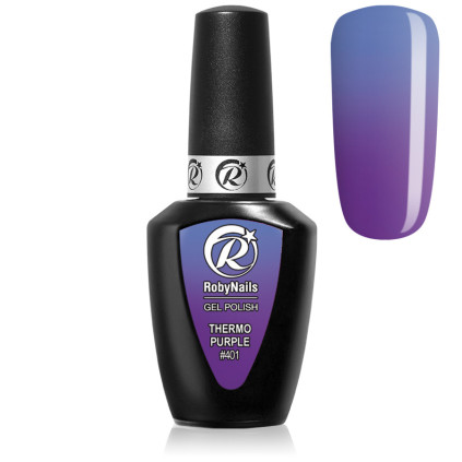 RobyNails Gel Polish Thermo Purple 401