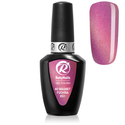 RobyNails Gel Polish 9D Magnet Fuchsia 501