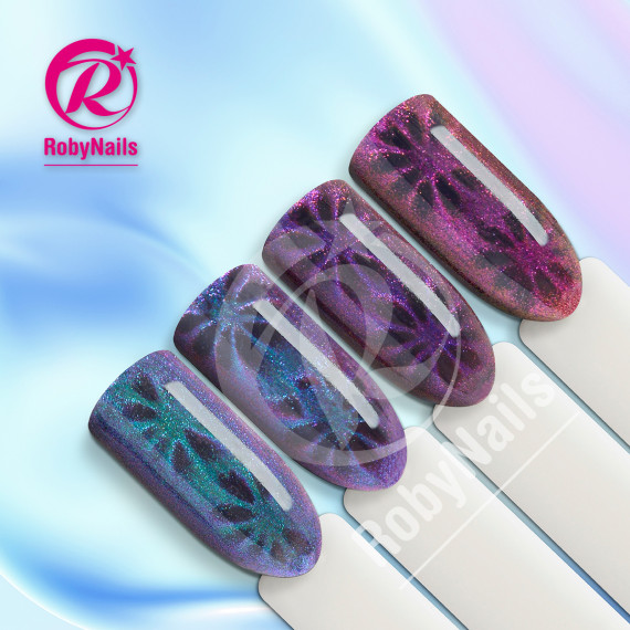 RobyNails Gel Polish 9D Magnet Fuchsia 501