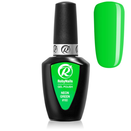 RobyNails Gel Polish Neon Green 160