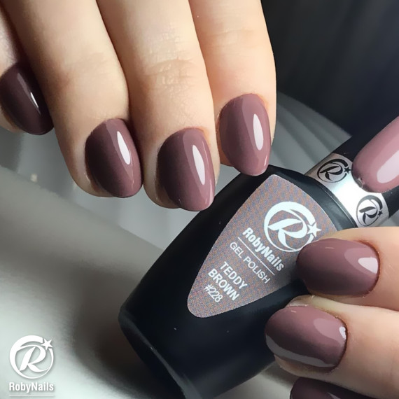 RobyNails Gel Polish Teddy Brown 228
