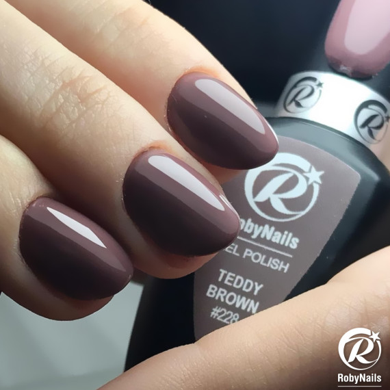 RobyNails Gel Polish Teddy Brown 228