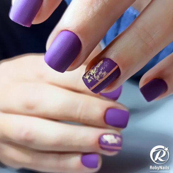 RobyNails Gel Polish Magenta Purple 261