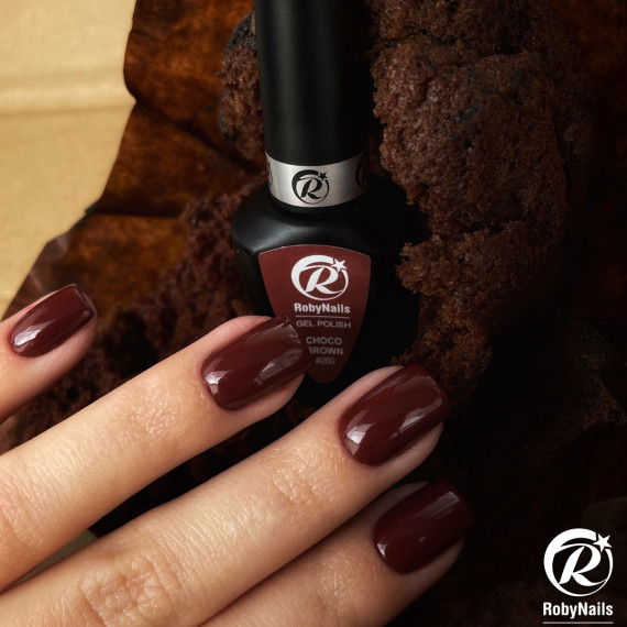 RobyNails Gel Polish Choco Brown 260