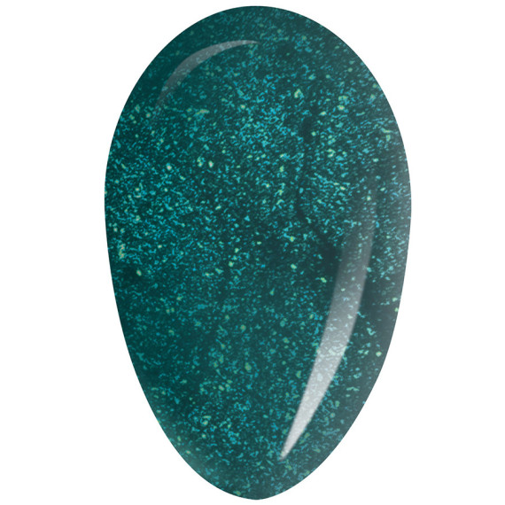 RobyNails Gel Polish Green Sparkle 242