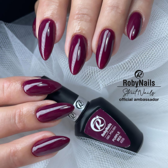 RobyNails Gel Polish Purple Red 268
