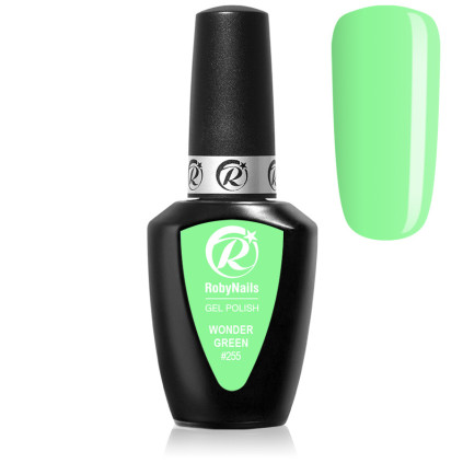 RobyNails Gel Polish Wonder Green 255