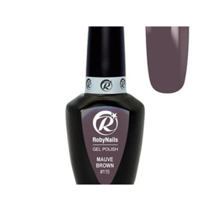 RobyNails Gel Polish Mauve Brown 115