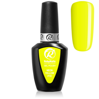 RobyNails Gel Polish Neon Yellow 150