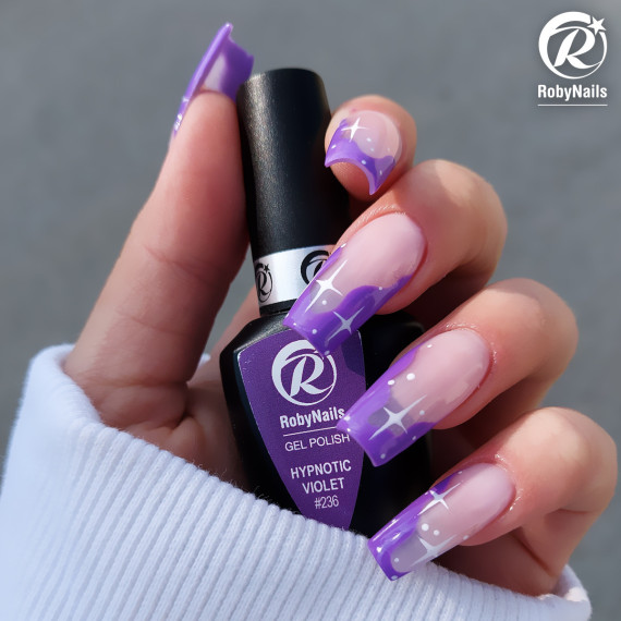 RobyNails Gel Polish Hypmotic Violet 236