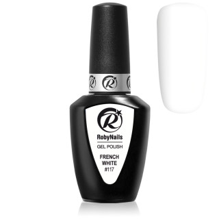 RobyNails Gel Polish French White 117