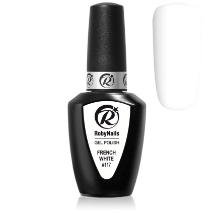 RobyNails Gel Polish French White 117