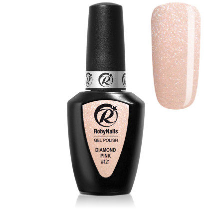 RobyNails Gel Polish Diamond Pink 121