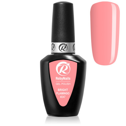 RobyNails Gel Polish Bright Flamingo 247