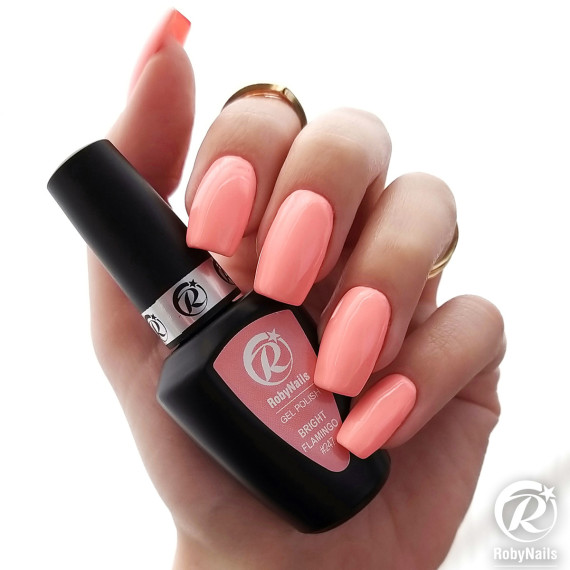 RobyNails Gel Polish Bright Flamingo 247