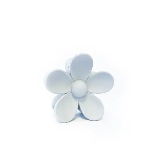 Onfleek Hairclip Flower Grey 7cm