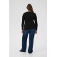 Kaffe Comia U-Neck Tee Black