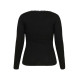 Kaffe Comia U-Neck Tee Black