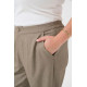 Kaffe Ctilda Cropped Pants Grey Melange