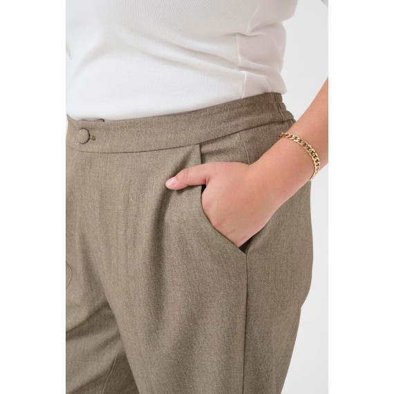 Kaffe Ctilda Cropped Pants Grey Melange