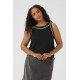 Kaffe Cmallie Knit Top Black