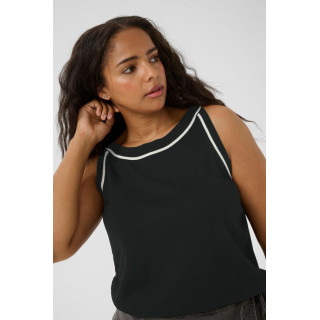 Kaffe Cmallie Knit Top Black