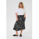 Kaffe Cbella Skirt Black/White