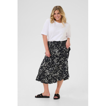Kaffe Cbella Skirt Black/White