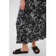 Kaffe Cbella Skirt Black/White
