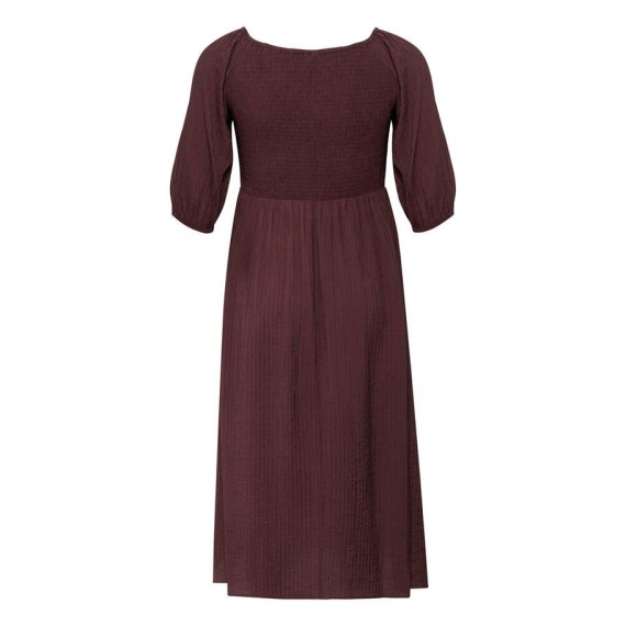 Kaffe Clisana Smock Dress Fudge