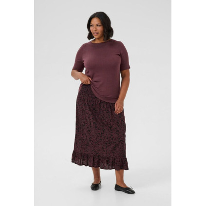 Kaffe Clizzy Boatneck PO -s.s. Fudge