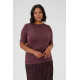 Kaffe Clizzy Boatneck PO -s.s. Fudge