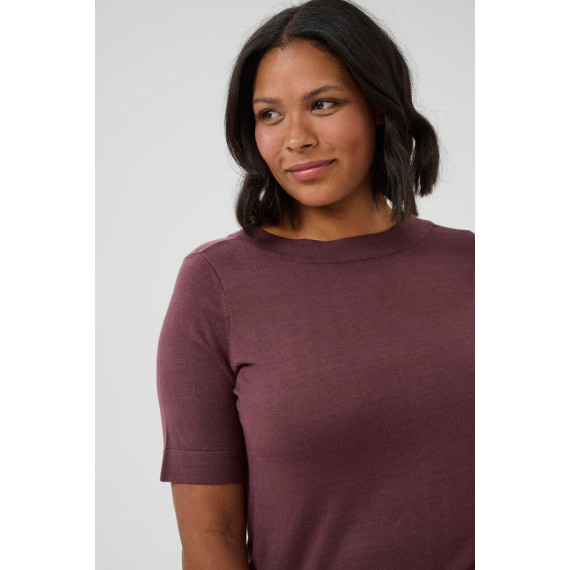 Kaffe Clizzy Boatneck PO -s.s. Fudge
