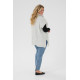 Kaffe Cmala Knit Poncho Grey