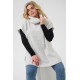 Kaffe Cmala Knit Poncho Grey