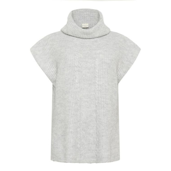 Kaffe Cmala Knit Poncho Grey