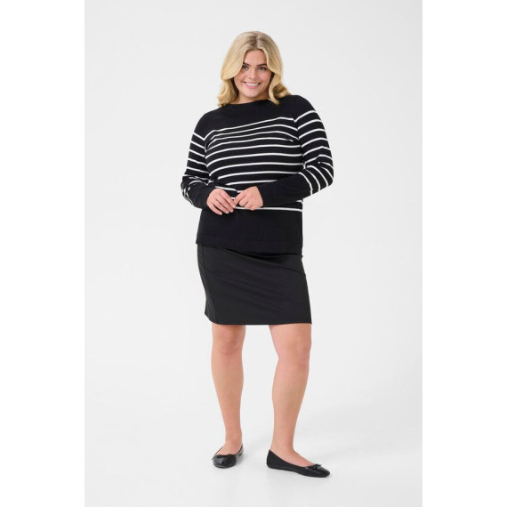 Kaffe Clizzy Boatneck PO -l.s B/C-str