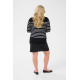 Kaffe Clizzy Boatneck PO -l.s B/C-str
