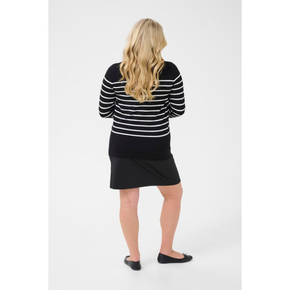 Kaffe Clizzy Boatneck PO -l.s B/C-str