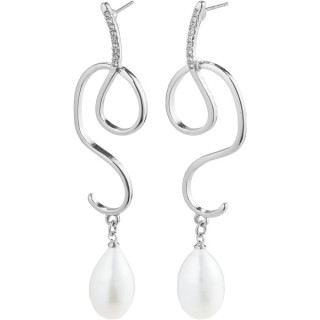 Pilgrim Love Earring Silver