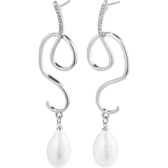 Pilgrim Love Earring Silver